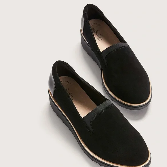 New Sharon Dolly Wide Wedge Casual Shoe - Clarks - Picture 8 of 16